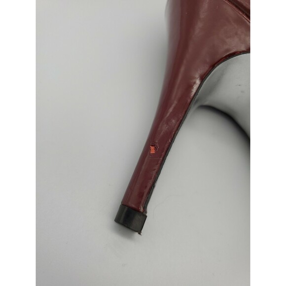 Jessica Simpson Oscar Red Round toe Patent Leather Heel Pump 6B 36 Barely Used - Picture 5 of 12